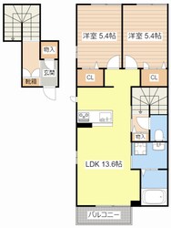 キューブ　ワンの物件間取画像